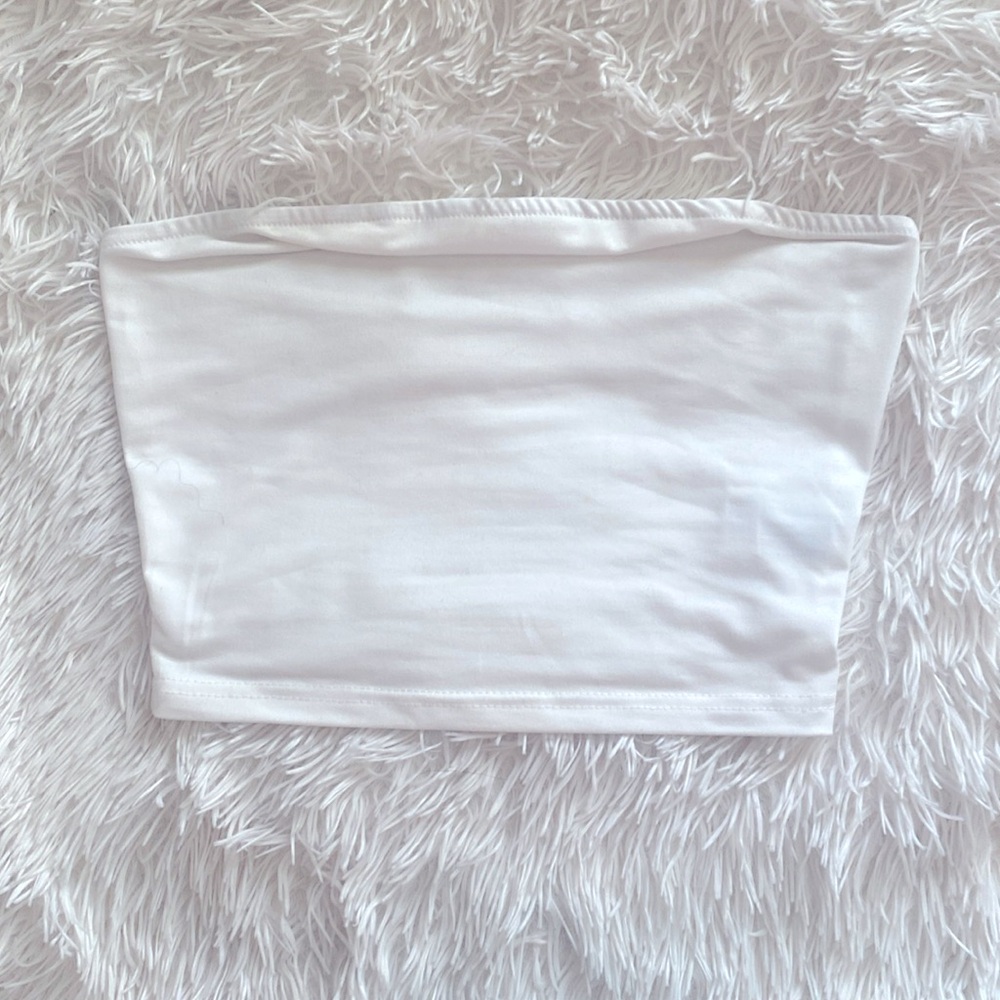 SHEIN White Tube Top